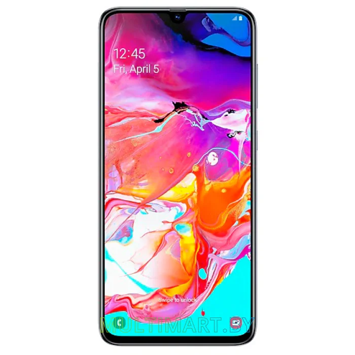 Смартфон Samsung Galaxy A70 6GB/128GB (белый)